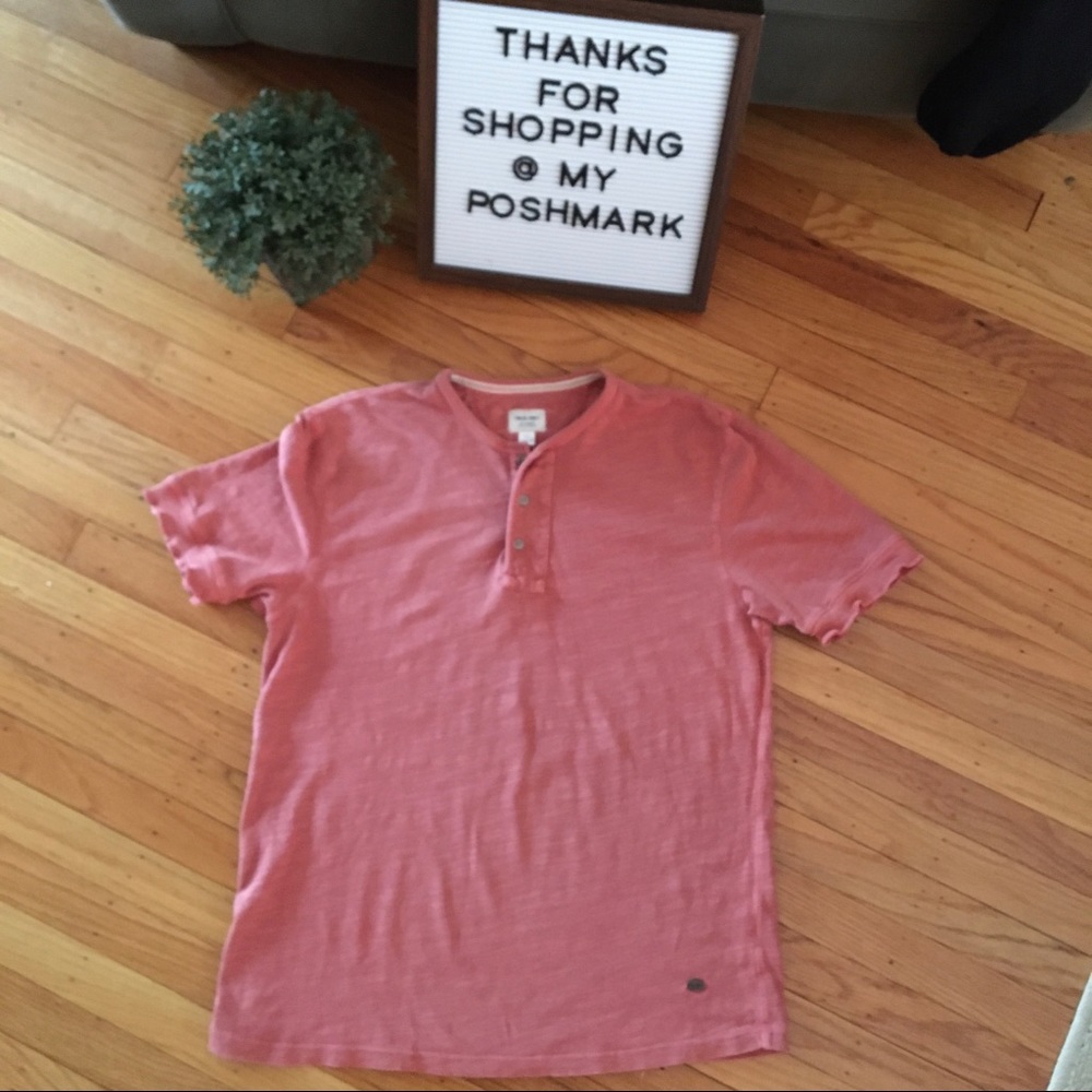 TRUE GRIT Short-Sleeve Henley